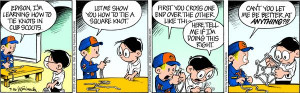 you know me i love a good comic strip that includes a scouting theme ...