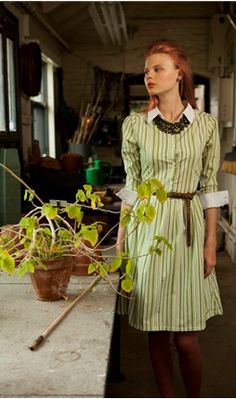 ... model's redheaded), but this dress is very Anne of Green Gables to me
