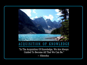 Acquisition Quotes and Affirmations by Eleesha [www.eleesha.com]