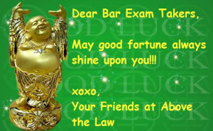 ... some last-minute tips for those of you taking the bar exam this week