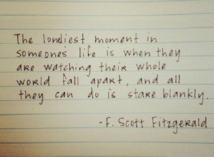 Scott Fitzgerald Quote