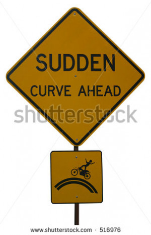 download this Dangerous Curves Ahead Sign Isolated White Background ...