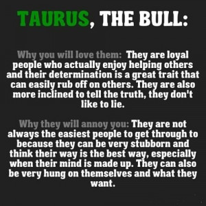 Taurus, The Bull: