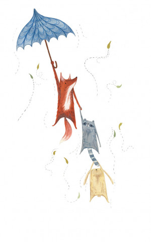 Windy Day - Ellie Jenkins Illustration