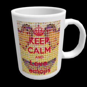 KEEP CALM AND Love emojis