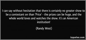 More Randy West Quotes