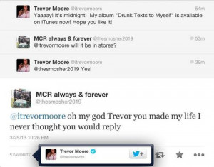 Trevor Moore helped me through the MCR breakup