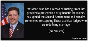 President Bush has a record of cutting taxes, has provided a ...