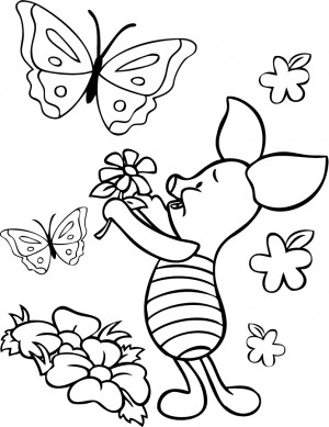 Free-Coloring Activity featuring Popular Character Winnie the Pooh ...