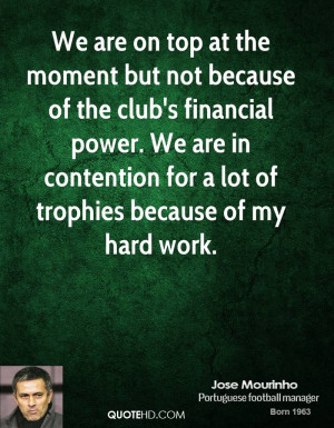 Motivational Quotes About Sports Jose Mourinho Motivational Quotes