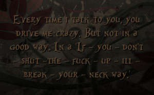 You Drive Me Crazy Quotes