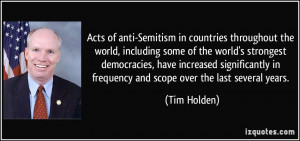 Acts of anti-Semitism in countries throughout the world, including ...