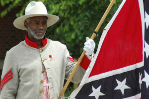 Thread: An unusual sighting of the Confederate flag today