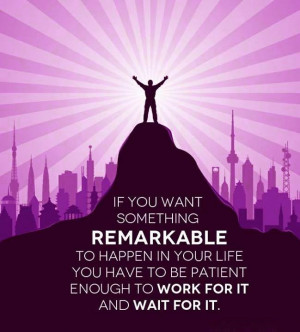 If You Want Something ...