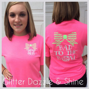 Cheer Shirt- Bad To The Bow
