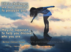 ... to help you discover who you are. – Quote by Bernice Johnson Reagon