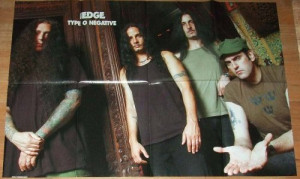 TYPE O NEGATIVE Giant 8 Page Poster IRON MAIDEN Bruce Dickinson PETER