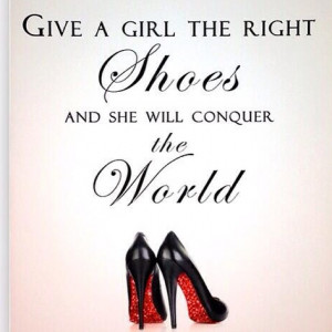... with this canvas #quote #shoes #louboutins #sparkles #canvas #girly