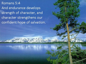 ... Character Straightness Our Confident Hope Of Salvation - Bible Quote