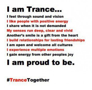 trance. How I love trance music... Just feel love, peace, come ...