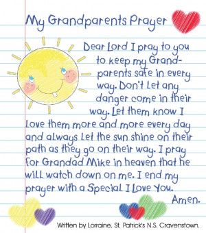 Grandparents Prayer, Grandkids, Grandchild Prayer, Families, Heart ...