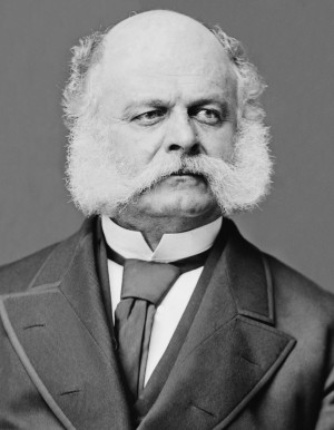 The term muttonchops, being sideburns narrow at the ear and broad on ...