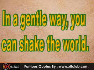 You Are Currently Browsing 15 Most Famous Quotes By Mahatma Gandhi