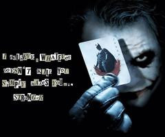 Joker Quotes Batman ~ Quotes the Joker Batman Dark Knight Wallpaper ...