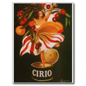 Italy - Cirio Tomatoes Postcard