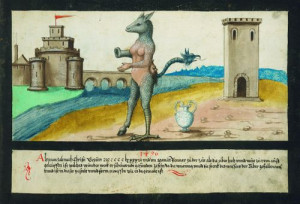 Tiber Monster, The Book of Miracles. c.1550