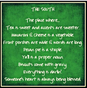Amen, and it's great to be a southerner!!