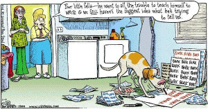 funny-dog-picture-canine-writing-bark-smart-animals-humor-pic