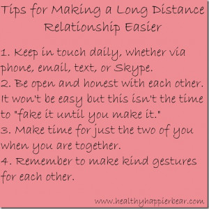 Tips for Making A Long Distance Relationship Easier