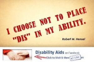 Disability quote.