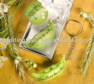 Two Peas In A Pod Keychain Favors