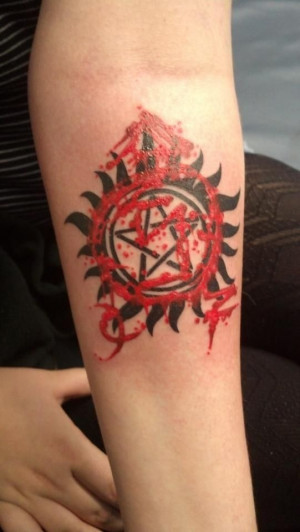 Supernatural Tattoo Meaning Dean, Anti Possession Symbols