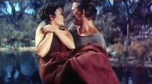 ... Douglas (Spartacus) and Jean Simmons (Varinia) in Spartacus (1960