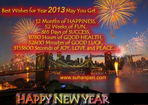 New Year Wishes ,2013, Pictures,free greetings,cards, Inspirational ...