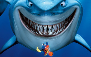 Bruce, Nemo and Dory - Finding Nemo wallpaper
