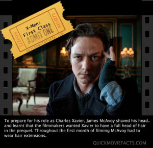 XMen First Class movie facts