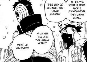 Kakashi asks Madara what are his motives why did he capture all those ...