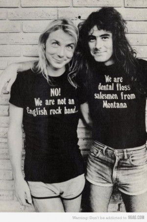 Dave Murray and Steve Harris from Iron Maiden.