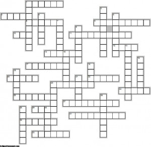 Easy Christmas Crossword Puzzles Printable