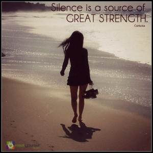 Silence is a source of great strength - #confucius #strength #meditate ...