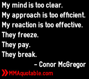 Conor McGregor Quotes