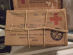 British Red Cross parcel from World War II