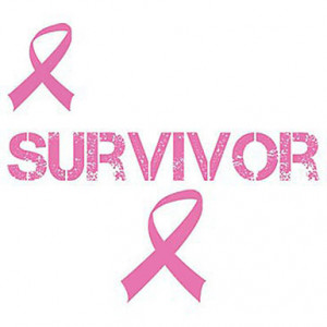 Survivor With Breast Cancer Ribbons – Yard Flag