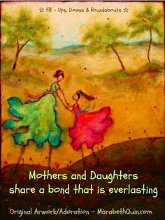 mothers and daughters share an everlasting bond quote via www facebook ...