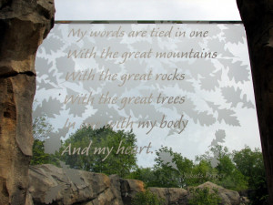 Great Bear Wilderness - Grizzly Bear Exhibit - Etched Quote on Viewing ...