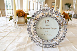 Table numbers with fun facts about the couple serve as a great ...